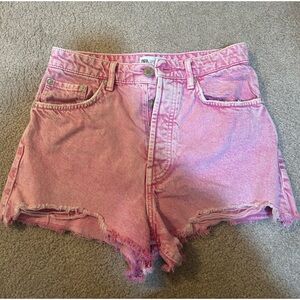 Zara shorts Size 6 , Pink